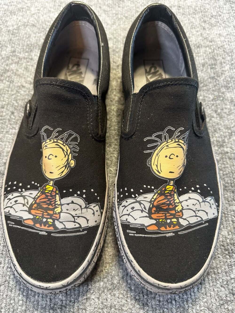 Vans Peanuts Pig-Pen Slip-On Skate Sneaker Men 8.5 Women 10 Indie Street Graphic